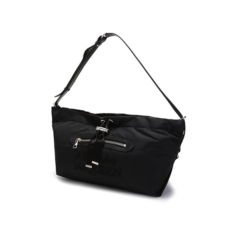亚历山大麦昆alexandermcqueen女士织物单肩包抽绳包旅行袋66958916x