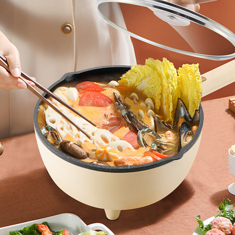 美菱电炒锅3.5L煎炒炖煮MT-LC3002一体电热锅多功能高清大图