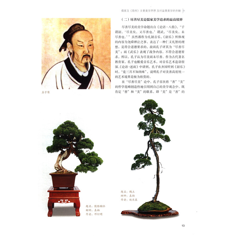 [醉染正版]盆景美学与创作技法 薛以平 盆景鉴赏制作养护技巧 养花书籍树木盆栽制作教程 水旱/山水/文人树盆景 中式 造高清大图