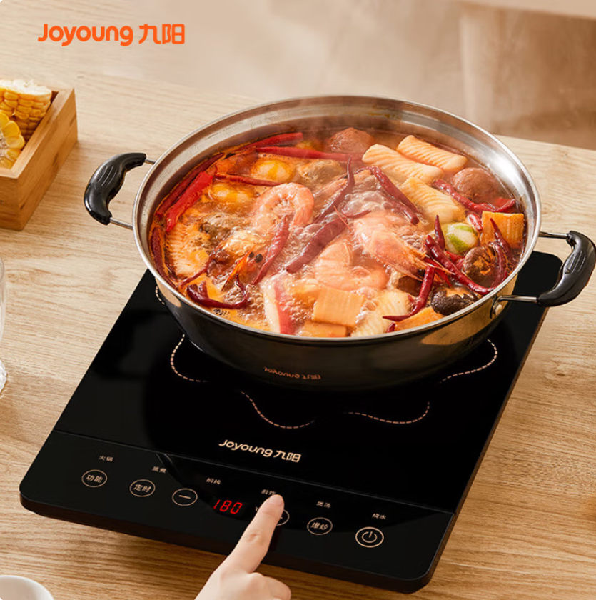 九阳(Joyoung)ZMD安心系列微晶面板电磁炉家用2200w大火力10档火力调节多锅具适用C22S-N5810-A4高清大图