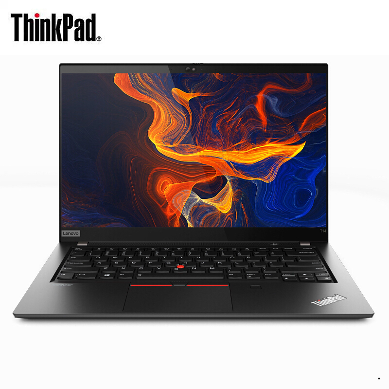 联想ThinkPad T14(01CD)2020款 14英寸 高性能 轻薄本 全面屏 笔记本电脑 R5 PRO-4650U/8G/512G/集显/FHD/指纹/黑