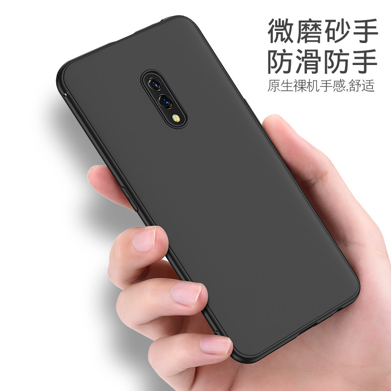 oppok3手机壳磨砂黑色软壳oppok3外壳防摔PCGM00软硅胶k三全包边保护套PCGMoo男女潮时尚个性创意opk高清大图