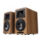 EDIFIER/漫步者 AIRPULSE A80无线蓝牙HIFI书架式有源音箱低音炮 胡桃木色