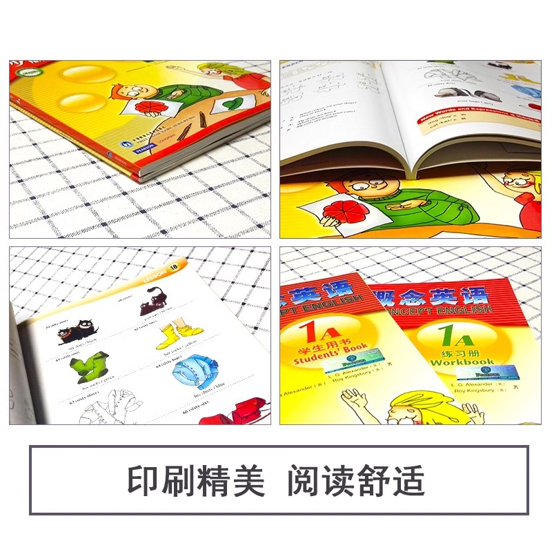 [智慧版]新概念英语青少版3A+3B 学生用书+练习册 4本 [正版]朗文外研社 新概念英语青少版3A3B全套4本学生用高清大图