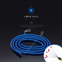 佳钓尼鱼竿失手绳钢丝伸缩自动护竿放杆绳钓鱼用品垂钓渔具配件 弹簧式失手绳5米 (带钢丝)【颜色随机】赠品请看详情说明！