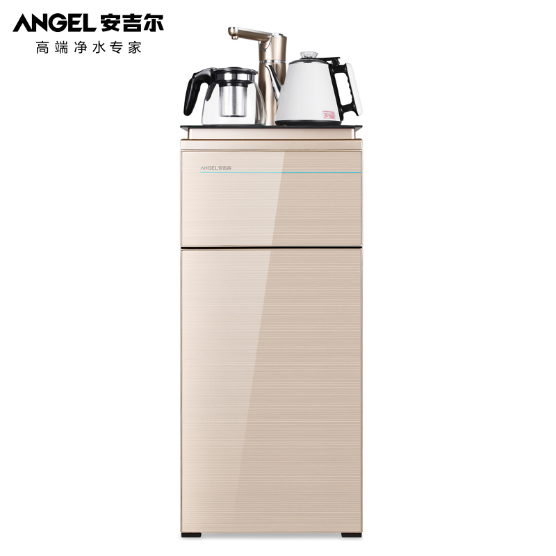 ANGEL/安吉尔 CB2705LK-GD茶吧机立式家用办公室饮水机多功能智能触控柜式下置水桶式茶吧机