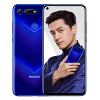 【原封正品】华为荣耀V20 全网通 8GB+128GB 魅海蓝高配版 麒麟980 移动联通电信4G全面屏手机 双卡双待