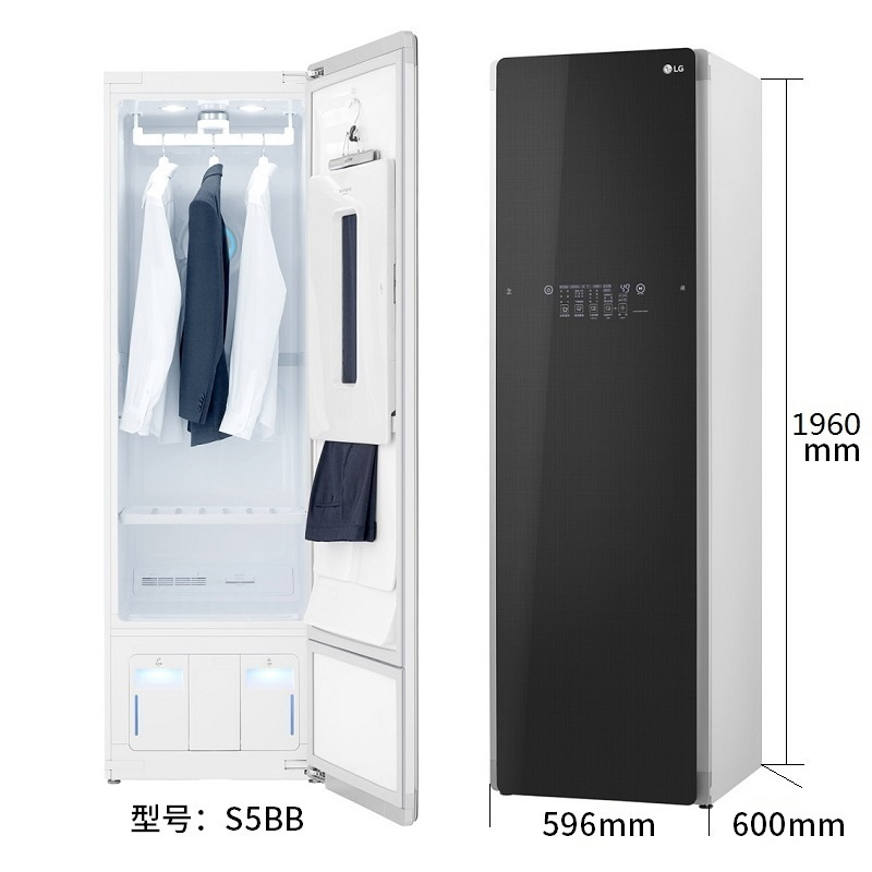 LG S5BB Styler韩国原装PLUS进口衣物护理机 祛除异味防皱智能WiFi蒸汽烘干多功能挂烫机干衣机 新品