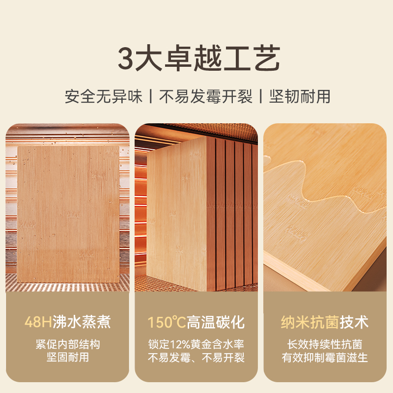 味家抗菌防霉竹菜板高清大图
