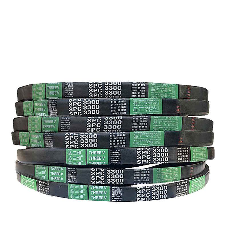 史丹利 动力传动橡胶工业皮带 包布V带D型三角带 B3454图片