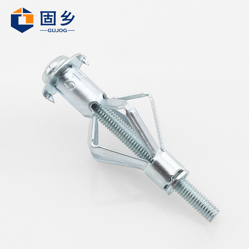 固乡（10只装）空心砖幕墙膨胀螺丝 锚栓 飞机膨胀管 石膏板中空胀塞 空心砖膨胀螺丝 【M4*38mm】