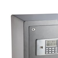 得力deli3614保险箱 电子密码防盗保险柜3C认证电子密码防盗高级保险箱无缝防撬财务办公密保箱高53cm