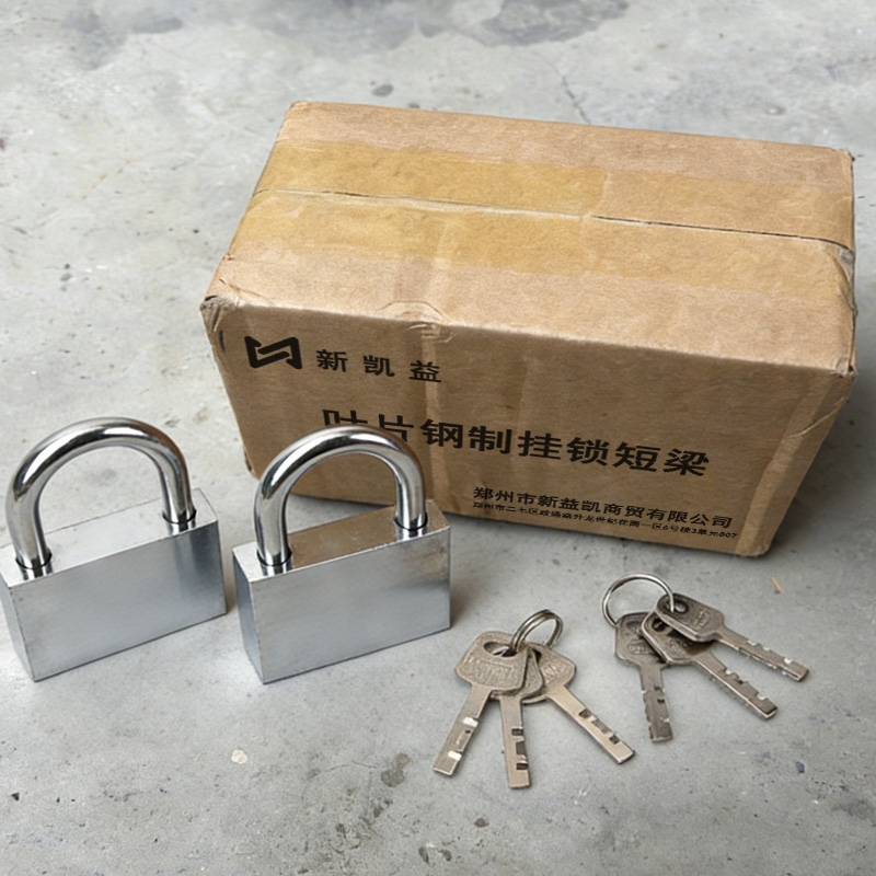 新凯益 叶片钢制挂锁短梁 30mm 把高清大图