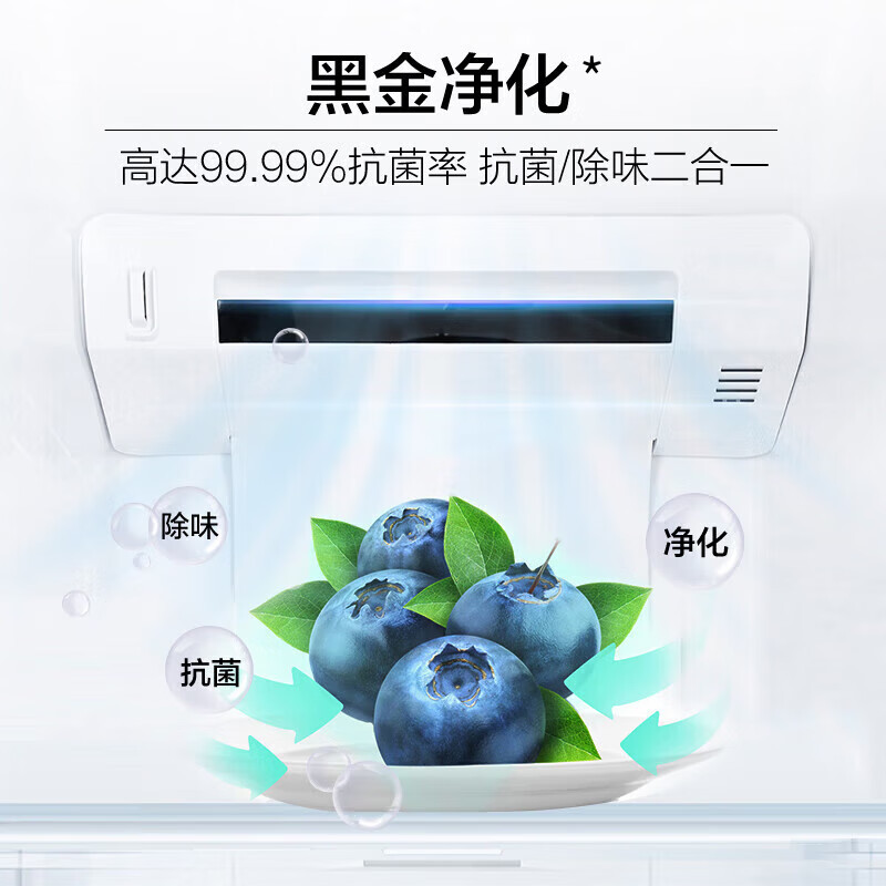 海尔(Haier)477升四门冰箱家用一级能效无霜超薄嵌入式十字对开门大容量双变频双循环BCD-477WGHTDEDSP