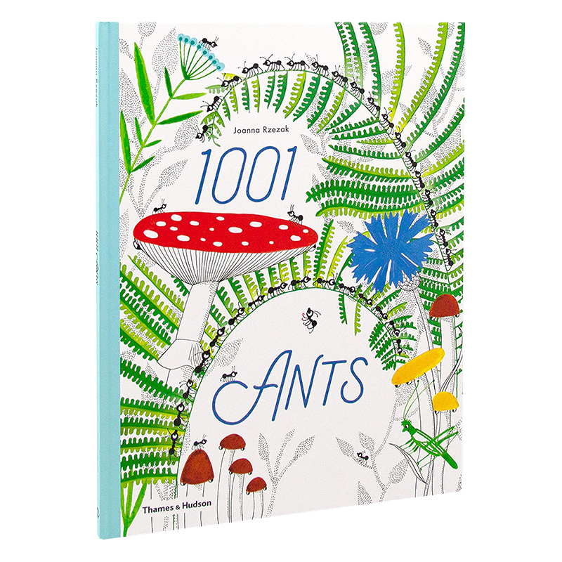 [正版]一千零一只蚂蚁 英文原版 1001 Ants 精装科普绘本 动植物小百科 自然科学启蒙 搭毛毛熊毛毛虫