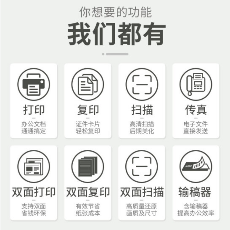 佳能(Canon)彩色激光无线双面打印机复印扫描传真一体机 MF645cx
