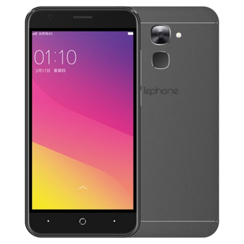 乐丰lephonet13乐芒c1黑色2gb16gb支持移动联通双4g手机指纹解锁金属