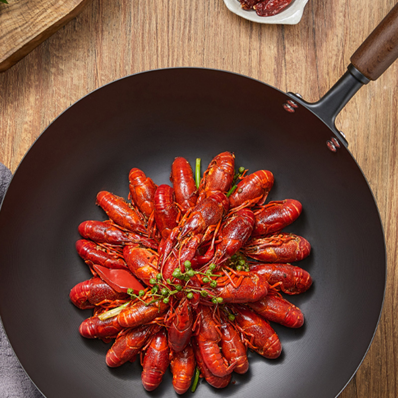 炊大皇炒锅34cm锅底加厚储热性更好锅壁薄传热快BZ50557高清大图