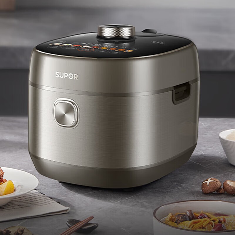 苏泊尔SY-50FH79Q电压力锅家用5升大容量双胆多功能智能彩屏高压锅 316L不锈钢内胆 5L