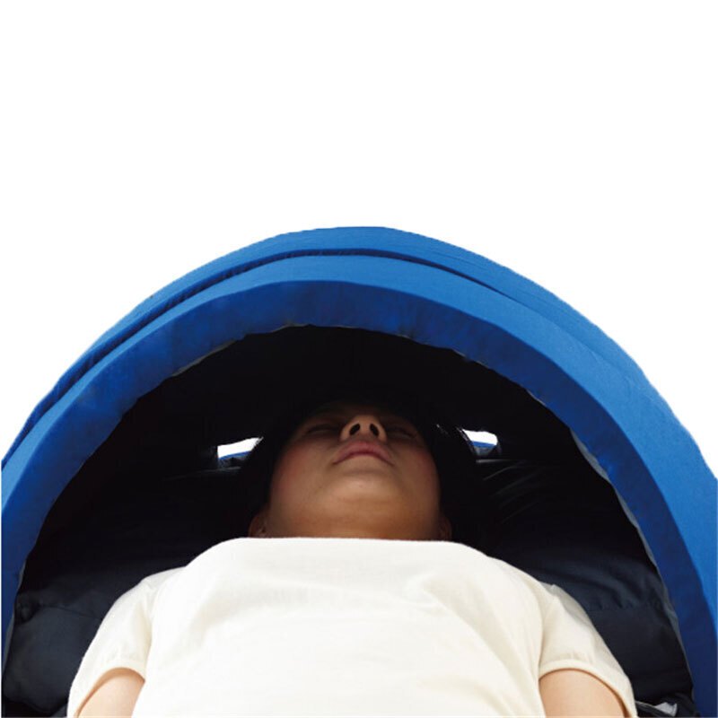 睡觉头套睡眠辅助枕打呼噜睡眠神器失眠神器枕头催眠 蓝色