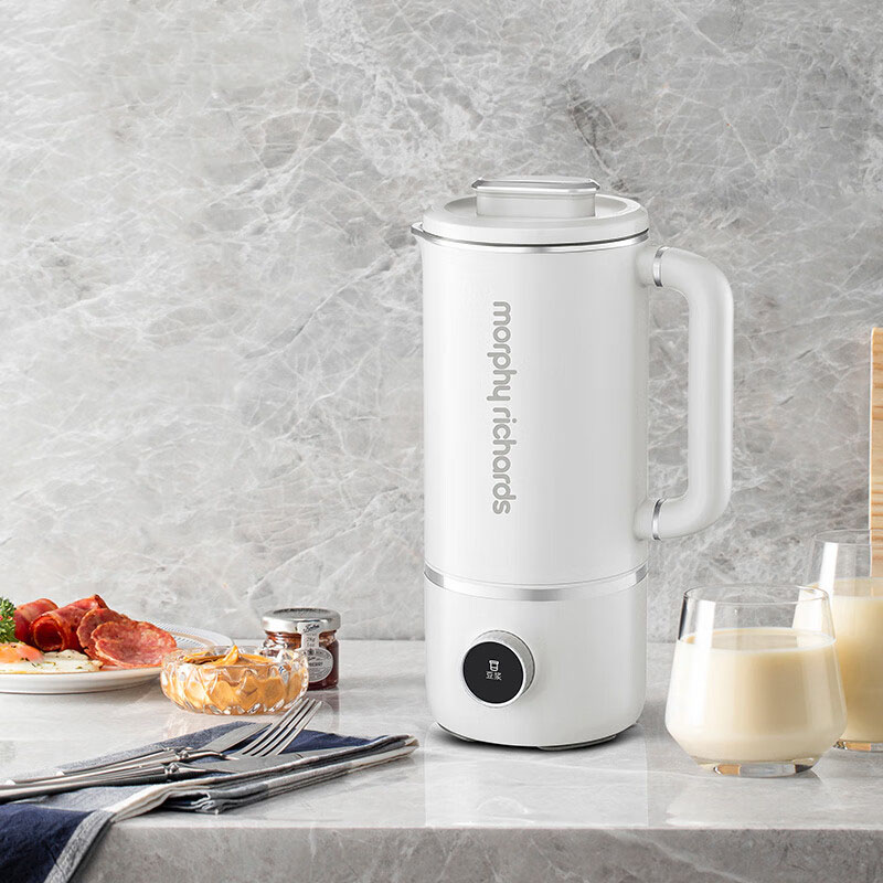 摩飞电器(MORPHY RICHARDS) 破壁豆浆机600ml 全自动清洗免过滤 白色 MR8200高清大图