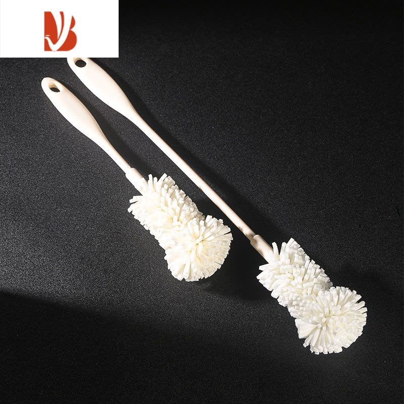 三维工匠吧台海绵洗杯刷不伤杯刷子厨房清洗伸缩醒酒器刷清洁用具图片