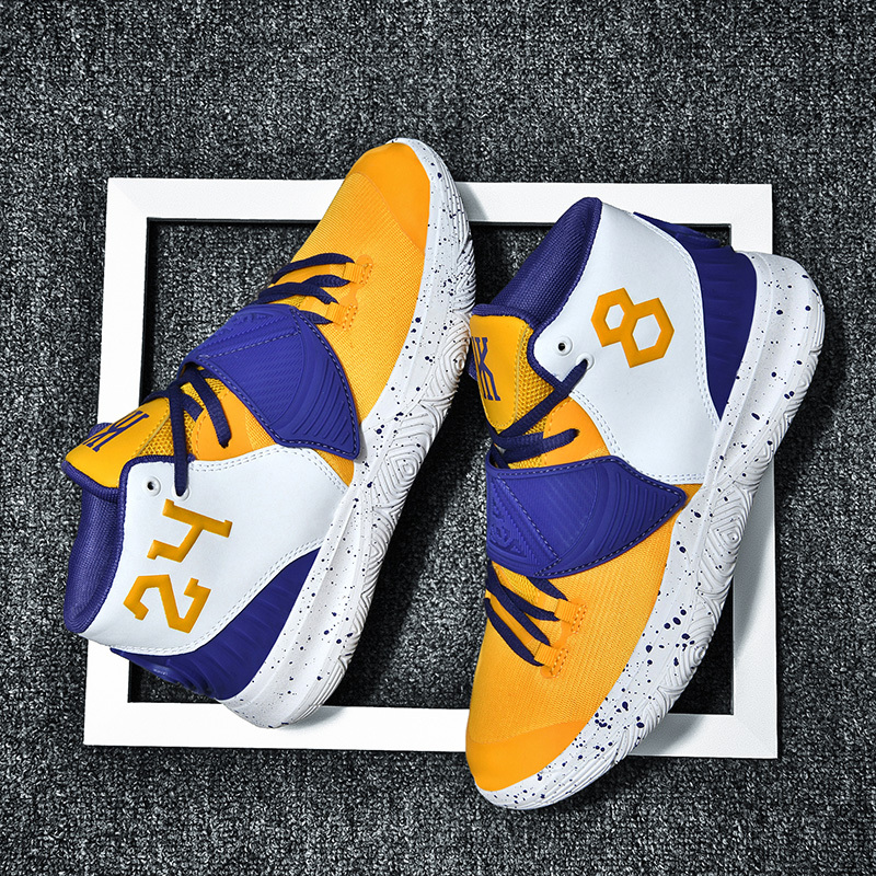 邦塞斯科比篮球鞋高帮青少年防滑战靴网布透气夏天男女外场水泥地运动