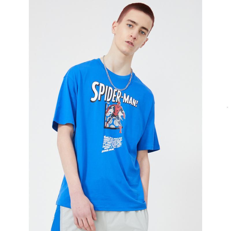 直降价69美特斯邦威短袖t恤男夏季男mtee漫威前胸印花t恤