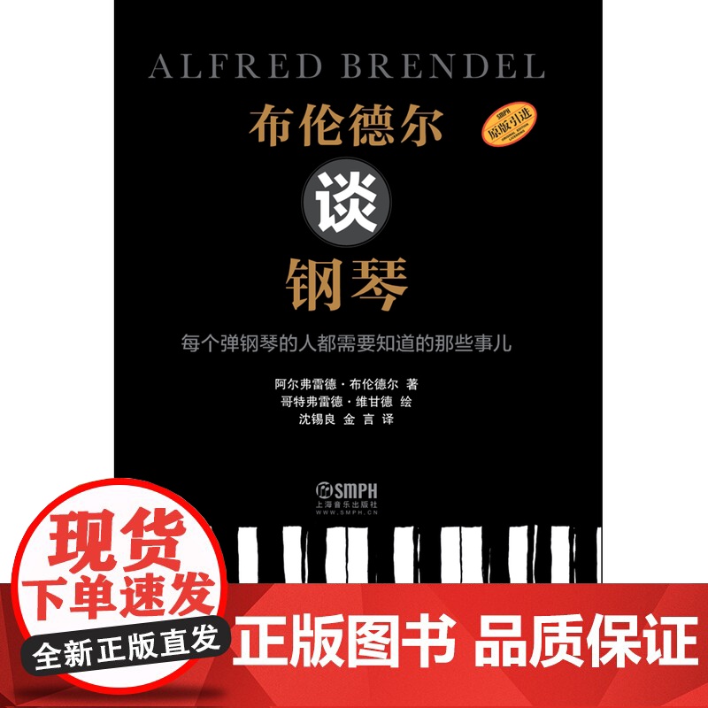 布伦德尔谈钢琴 上海音乐出版社 正版书籍高清大图