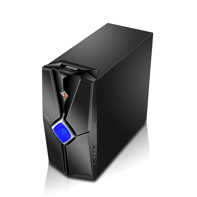 海尔(Haier)轰天雷V80 台式电脑主机(Intel i5-8400 8G 1TB+128GB GTX1060 6G独显 正版Win10)平面设计娱乐电竞游戏吃鸡主机