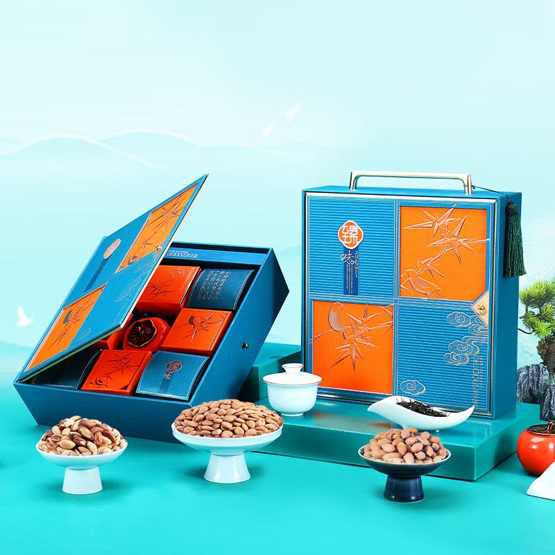 臻味 宋之意坚果礼盒 1.015kg 盒图片