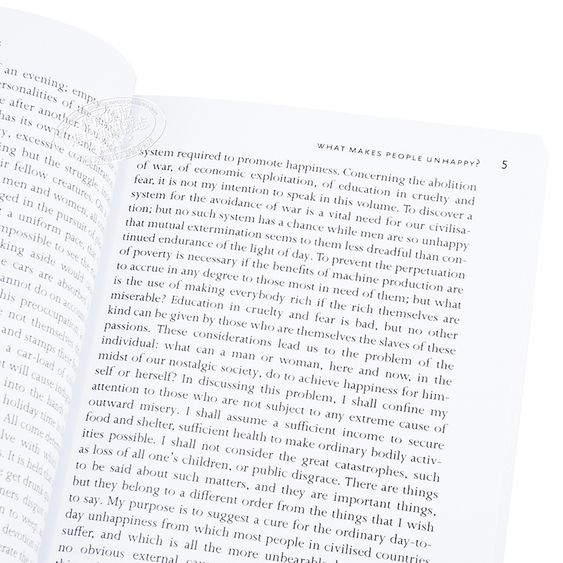 [正版]中商原版幸福之路英文版The Conquest of Happiness 罗素 诺贝尔 Russell高清大图