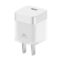ZMI紫米迷你20W充电器GaN氮化镓白色PD快充头Type-C充电套装适用于苹果iPhone13 Pro Max/12