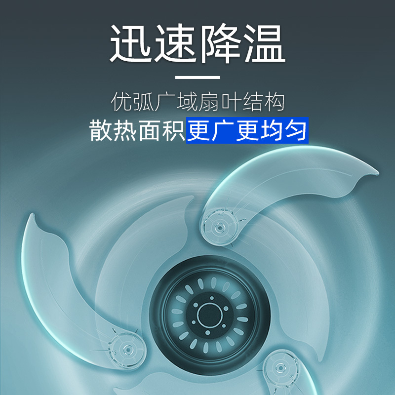 飞利浦风扇灯吊扇灯 带灯吊扇一体隐形客厅卧室餐厅家用LED带电扇的吊灯 灯具灯饰北欧风情 悦灵悦羽