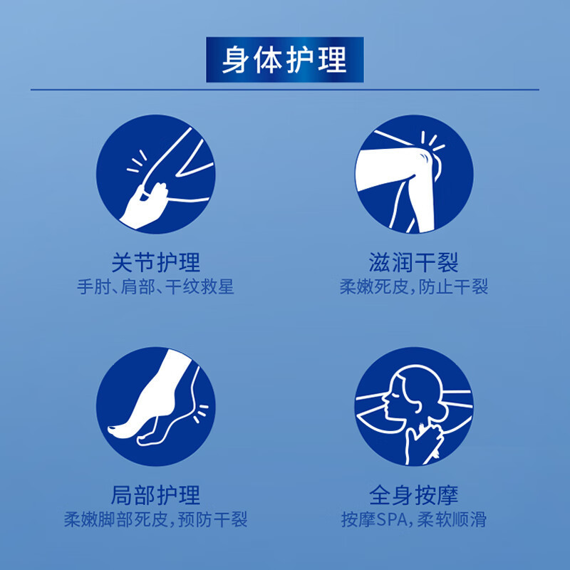 妮维雅(NIVEA)蓝罐多效润肤霜60ml 滋润保湿补水
