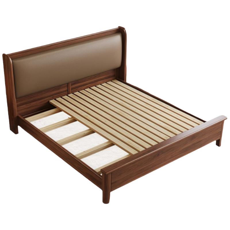 蕃蒂实木床1.8米张高清大图