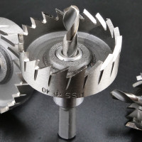 冰禹BJjj-196 高速钢开孔器 铁皮塑料不锈钢打孔钻头金属扩孔工具 15mm(3个)