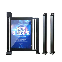 久牛星 小区人行通道闸自动门禁系统电动栅栏门 广告门(刷卡进出）