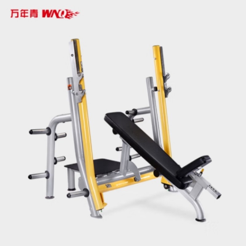 万年青 商用上斜举重床(黄色可调) F1-A679