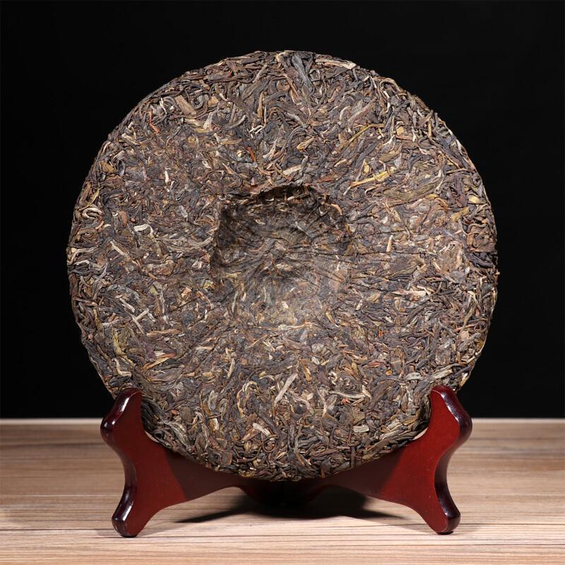 中茶 云南普洱茶 2018年吉幸牌乔木老树八十周年华诞纪念生茶饼 357g