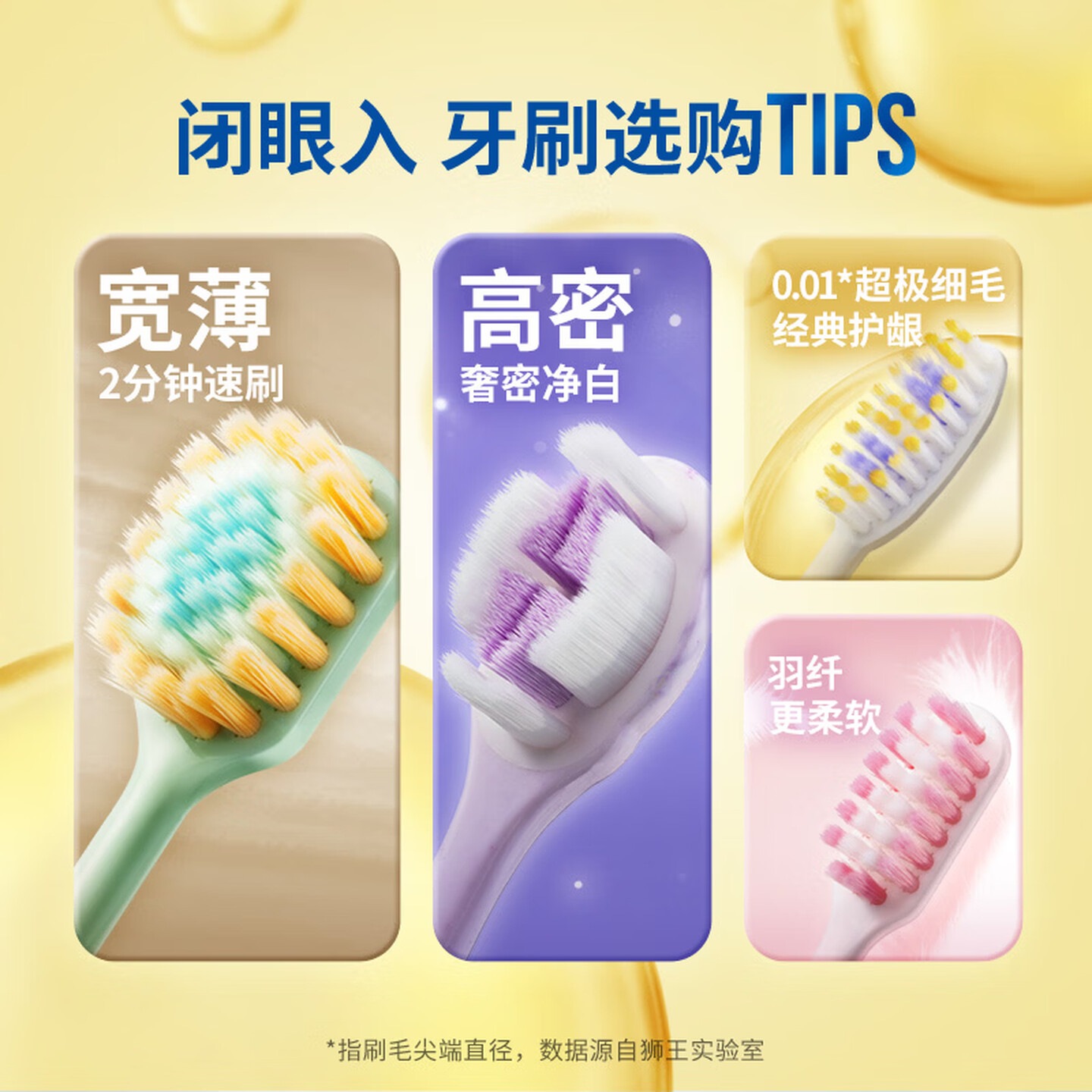 狮王(lion)细齿洁0.01弹力护龈牙刷12支软毛深入清洁弹力刷柄高清大图