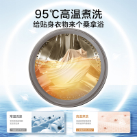小天鹅(LittleSwan)滚筒洗衣机全自动健康除螨洗升级智控彩屏变频电机TG100YQ2 家电国家补贴APURE同款