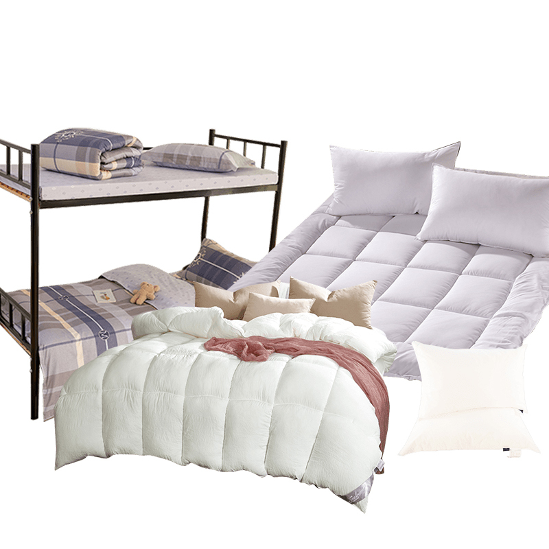 伊伊爱 纯棉印花平行线六件套