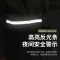 趣行 户外长款连体雨披 加厚反光型涤丝纺成人非一次性雨衣 防飞沫防唾液简易防护 军绿色