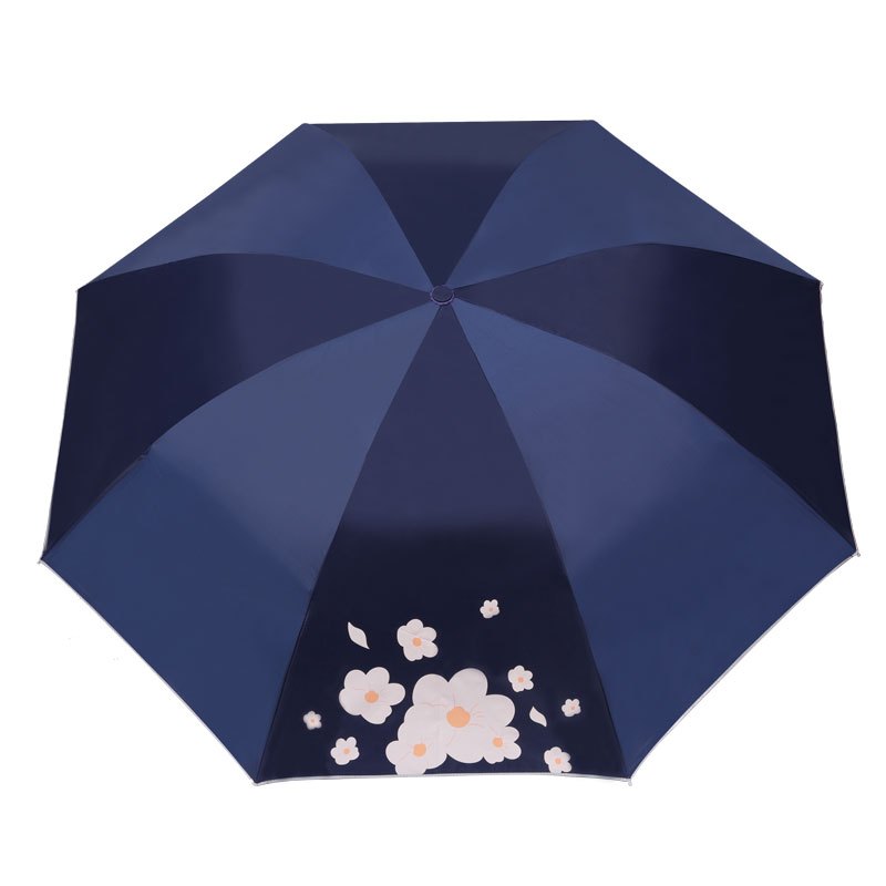 天堂花沁蜜语防晒防紫外线晴雨伞30995ELN(57cm*8K) 便携折叠晴雨伞两用男女通用学生折叠伞!高清大图