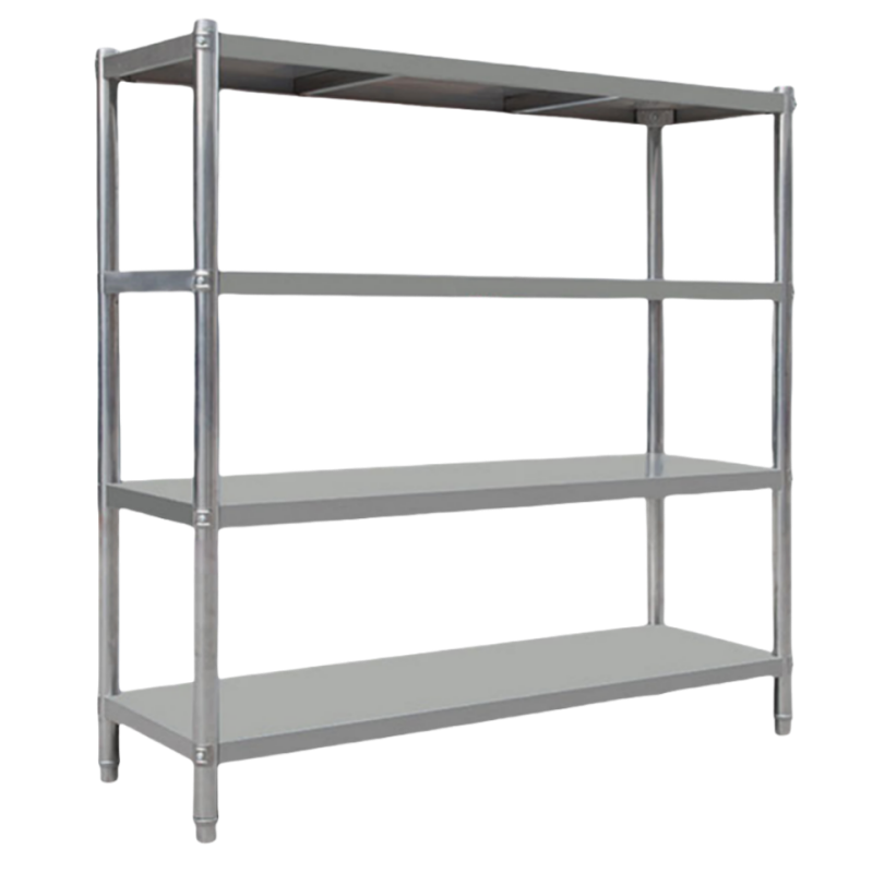 乐琪艺不锈钢货架四层组高清大图