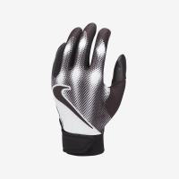 Nike女童舒适防滑T球手套助力游戏表现耐用不掉链子 M/L White