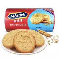 英国进口 麦维他（Mcvitie’s） 原味全麦轻怡消化饼干 250g*24