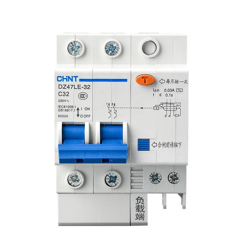 电器断路器漏电开关dz47le1p2p3p3pn4p632ac型空开20a3p