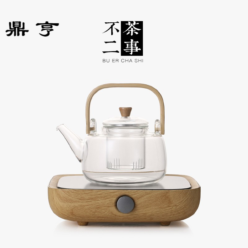 鼎亨玻璃茶壶煮茶器烧水蒸泡茶壶器电陶炉耐高温茶具套装陶瓷家用